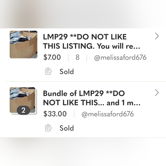 Just for melissaford676 $40 - Picture 1 of 1